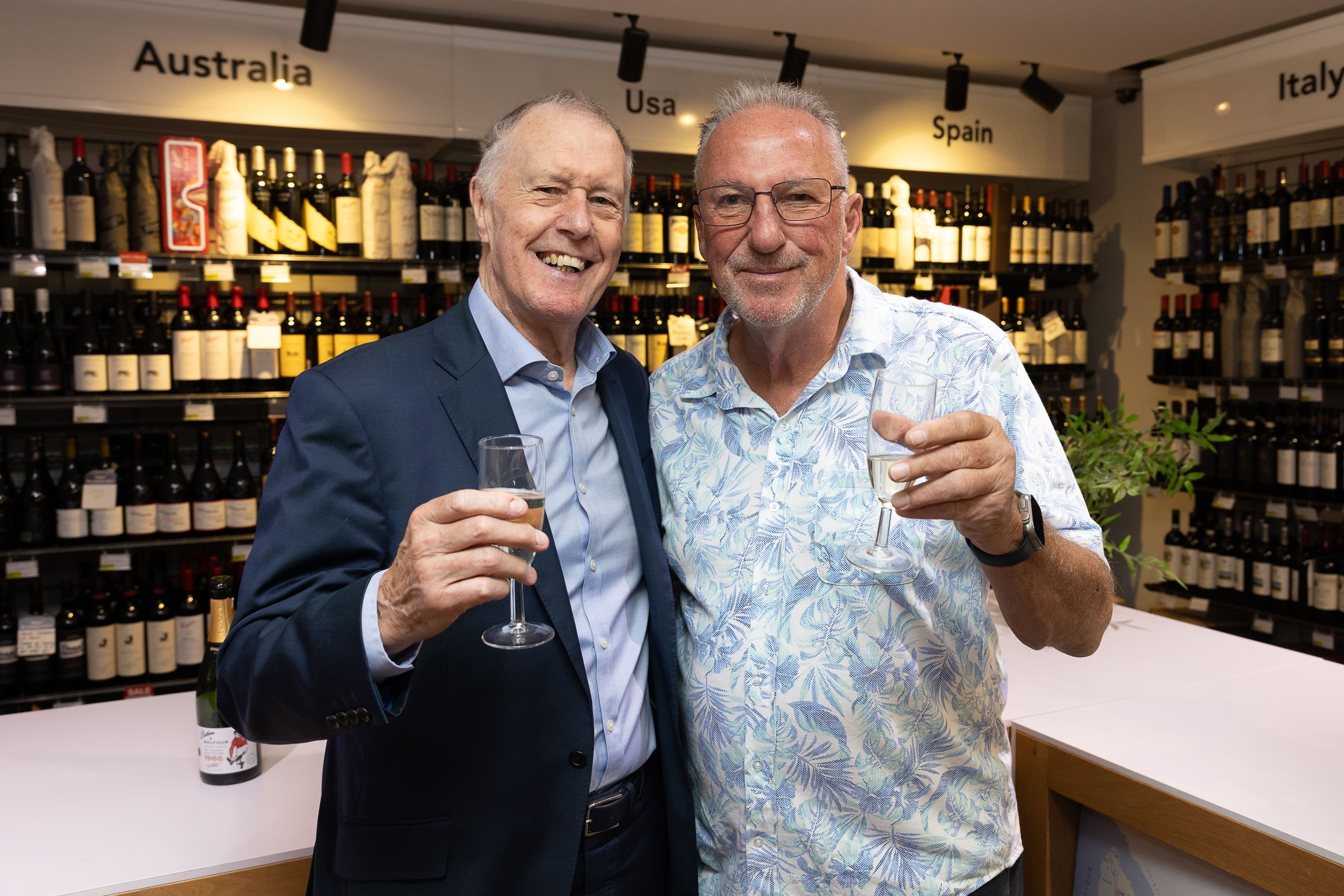 Sir Ian Botham on his new 'Legends' English wine with Sir Geoff Hurst