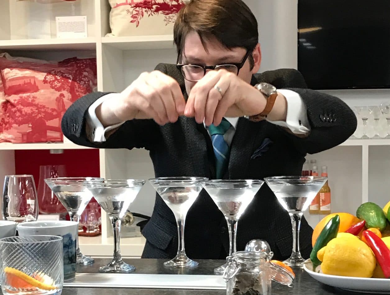 Seaweed Martinis galore at the Isle of Harris Gin launch… God kelp us
